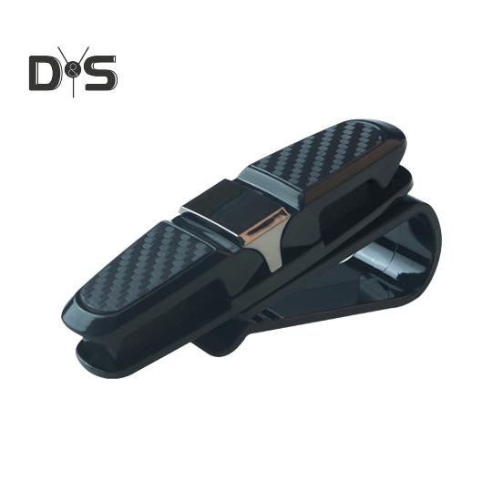 

Солнцезащитный козырек для автомобильных солнцезащитных очков, держатель для карточек, вращающийся на 180 градусов, универсальный, простой в установке держатель для автомобильных солнцезащитных очков с зажимом для билетной карты чёрный