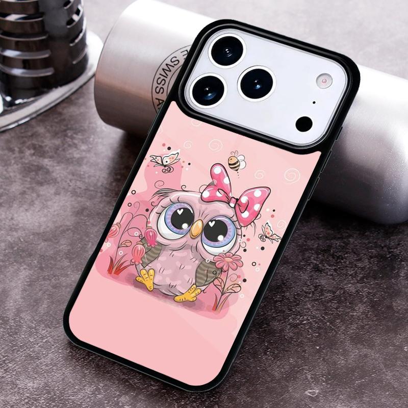 

Baby Owl Phone Case For iPhone 17 16 15 14 13 12 11 Pro Max Plus 17Air Soft Silicone Cover iPhone 11 Pro Max
