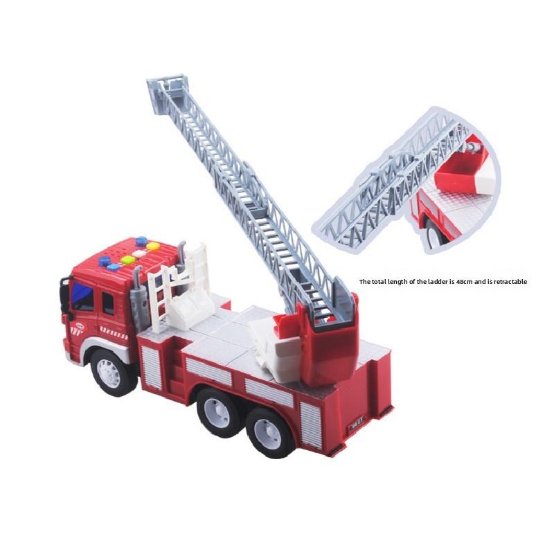 Fire Rescue 1:16 Scale Inertia Toy With Flashing Lights And Sound For Kids