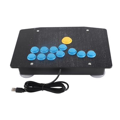 Arcade Controller 12 Keys Supports SOCD All Button Arcade Fight Stick with Turbo Function for Game