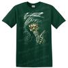 Skull Ghost T Shirt Graphic Art Horror Design for Halloween W/ Tee