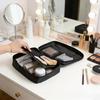 Travel Cosmetic Bag Tear-resistant Multi-Compartment Makeup Organizer Portable Handheld Pouch for Business Trips