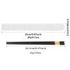 1 Pair Black Gold Disposable Sushi Chopsticks With Box