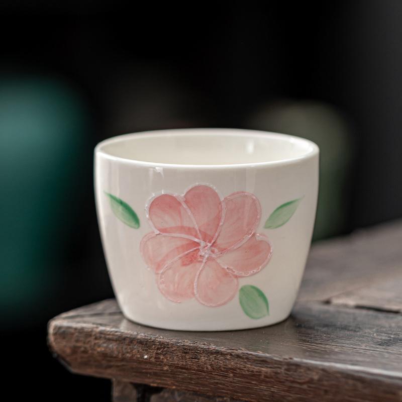 Custom Underglaze Japanese Style Ceramic Cup for Boutique Brand & Café Collection High Temperature Fired 145ml