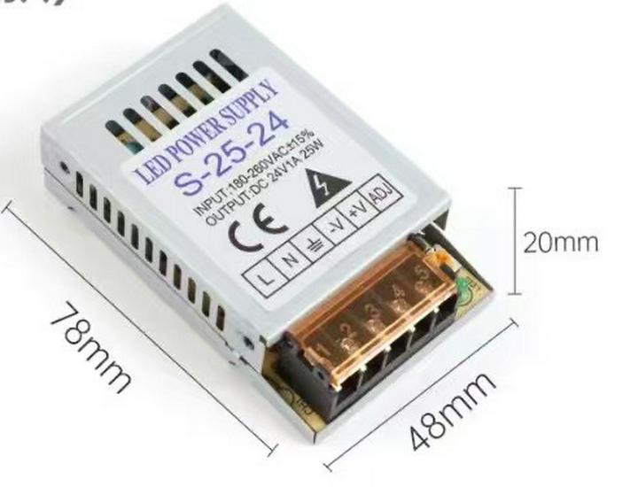 220V auf 5V/12V/24V Ultra-dünnes Mini-Netzteil LED-Adapter Transformator, DC 1A-4A.