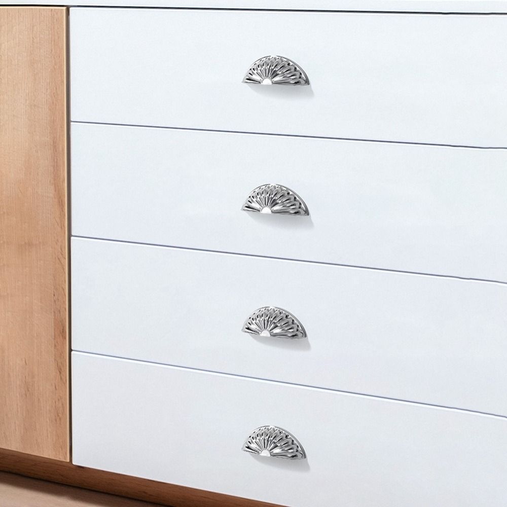 Zinc Alloy Shell Cabinet Handle Multifunctional Furniture Furniture Knobs Hardware Shell Style Drawer Pull Handles Cabinet