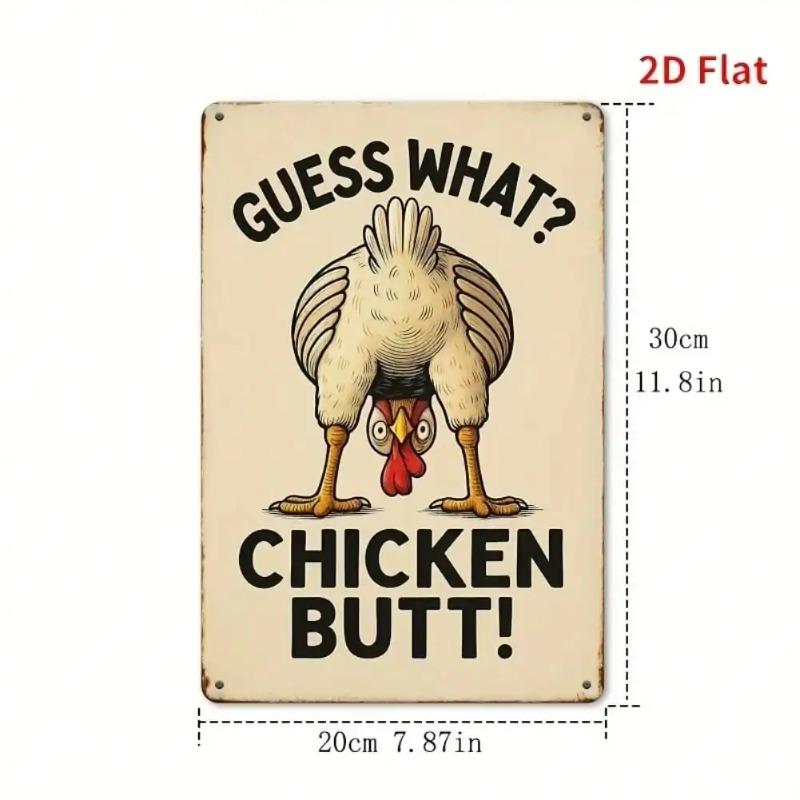 Vintage Metal Tin Sign Wall Art Decor For Bar Cafe Home