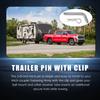 Limnyves Trailer Hitch Pin and Clip, 5/8" Diameter Heavy Duty Trailer Hitch, 2" Diameter Receiver Hitch Ball Mount