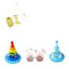 Funny Birthday Party Glasses & Baby Hats - Perfect Photo Props & Cake Decoration