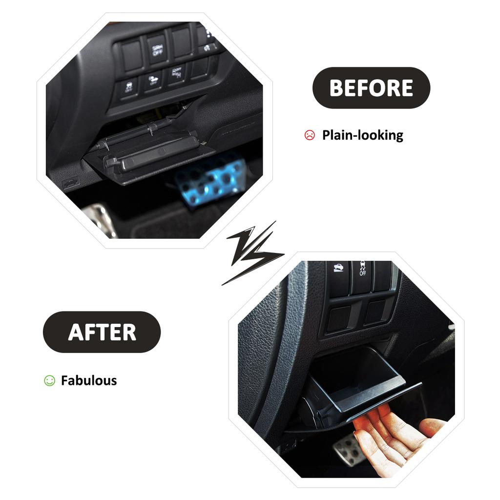 Fuse Box Storage Tray Container Dash Holder For Subaru XV Crosstrek Outback Forester WRX STI Ascent Legacy Car Parts Accessories