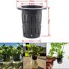 25 Pcs Hydroponics Plant Grow Net Cup Mesh Mesh Pot Basket Planting Cup Plastic