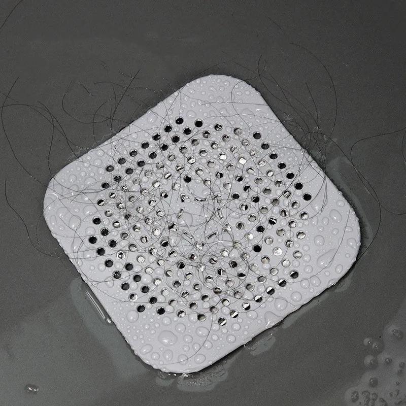 Filter Sink Plastic Mesh Sink Strainer Filter Bathroom Sink Strainer Drain Hole Filter Trap Waste Screen Kitchen Insulation Pads