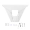 Satellite Router Wall Mount Kit ABS Space Saving Mesh Router Wall Mount Bracket for V2 White