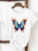 (Asian Size) Print Tee Top lovely cute 90s Women Woman Fashion Clothing T Shirt  Female Short Sleeve Graphic T-shirts
