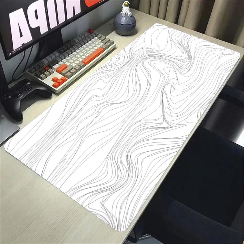 Topographic Mousepad Strata Liquid Mouse Pad Black 500x1000 Mat Gamer 900x400 Extended Pad Custom Mauseped Rubber Office Carpet