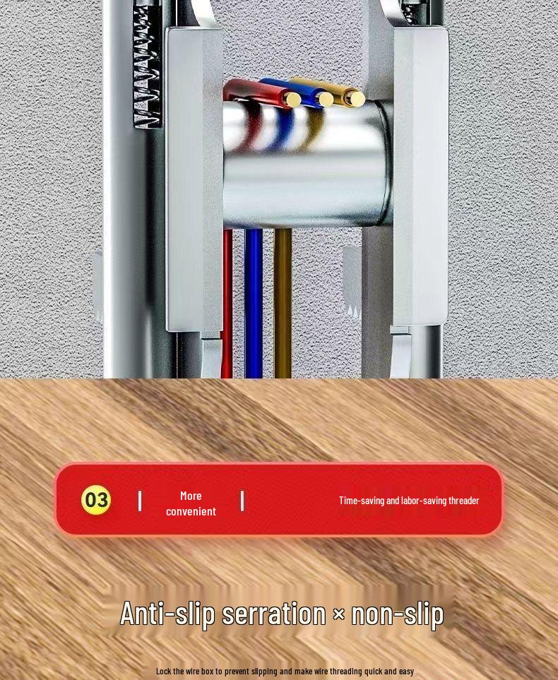 Single-Person Wire Threading Tool for Electricians