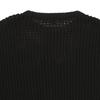 Bluetail Black Star Jacquard Mesh Crop Knit Aaa4sw01bk