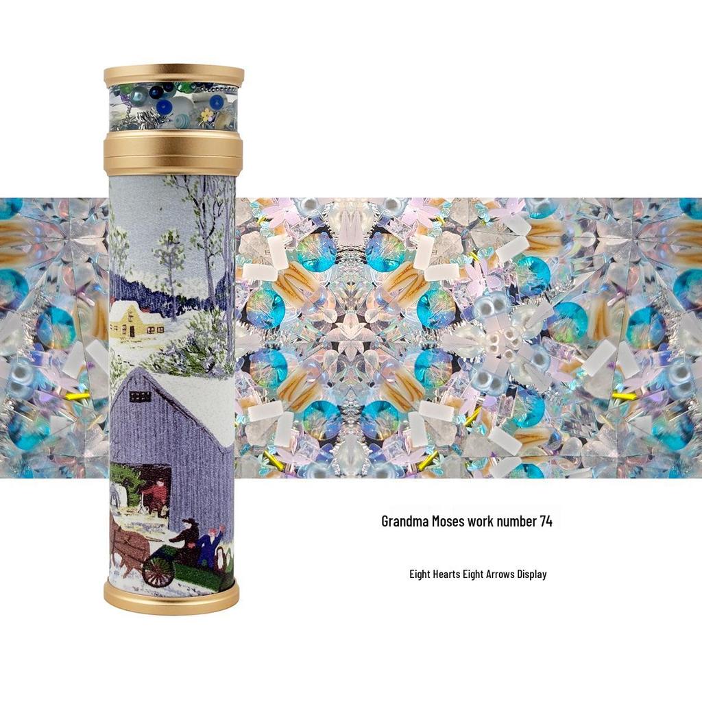 Мистецтво Бабусі Мозес Калейдоскоп Призма - Ручна Робота Колекційний Подарунок на День Народження