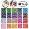 20pcs Multi-colored Giant Ink Pads Stamp Pads Inkpad Handmade DIY Craft For DIY Craft Scrapbooking Finger Paint Ink Pad Set