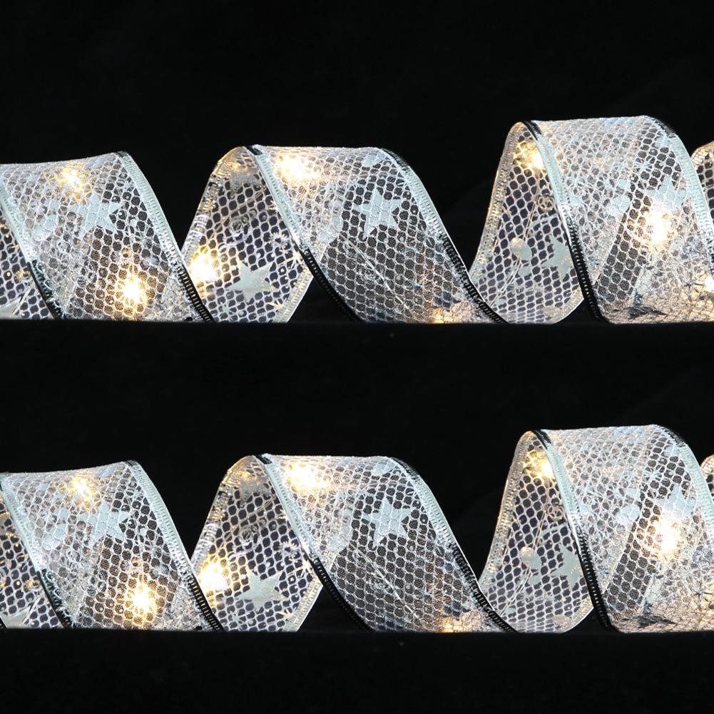 

LED Lantern Pendant Ribbons LED Light Home Decor Ribbon Lights Christmas Christmas Tree Ornaments Glowing Ribbons