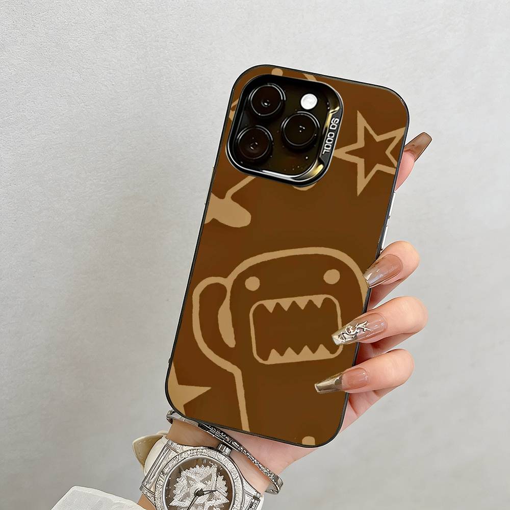 D-Domo-kun Japan  Phone Case For iPhone 17,16,15,14,13,12,11 Plus,Pro Max,XS,Colorful Silver Phone case Funda Cover