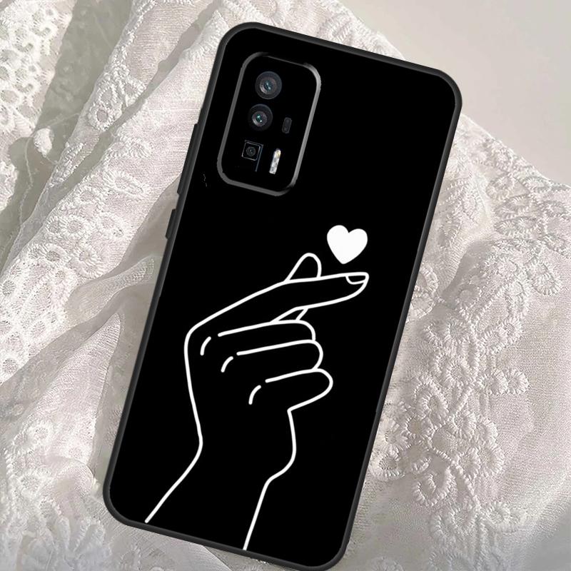 

Korean Finger Heart Love Case For Xiaomi 14T Pro 13T 12T 11T 13 14 Ultra POCO X6 Pro M6 X3 X5 M5s F3 F5 F6 Cover POCO F6 Pro