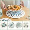 Anti-scalding Round Coaster Non-Slip Pot Pad Table Mats Woven Cotton Placemat  Table Decoration