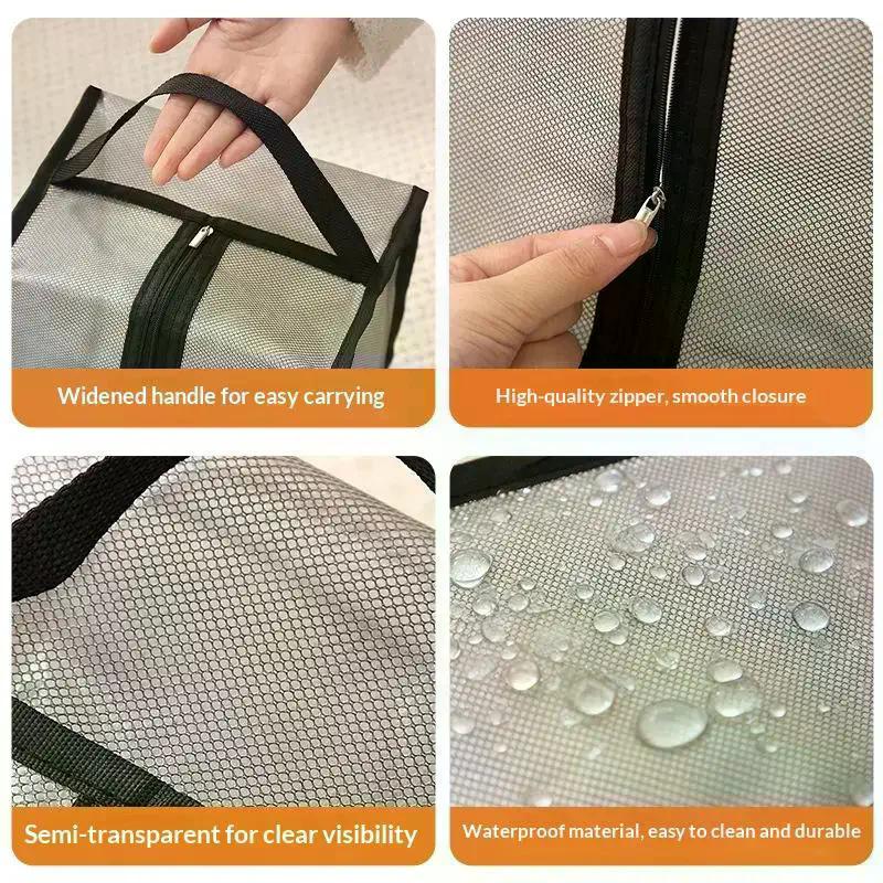 1Pcs Moistureproof Foldable Boot Organizer Portable Waterproof Shoes Dust Cover Dustproof Storage Bags For Travel