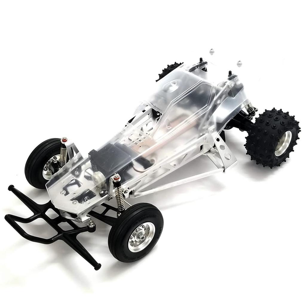 KF RC Ultra-Lightweight Aluminum Chassis for Tamiya 1/10 Grasshopper/Hornet (Silver)