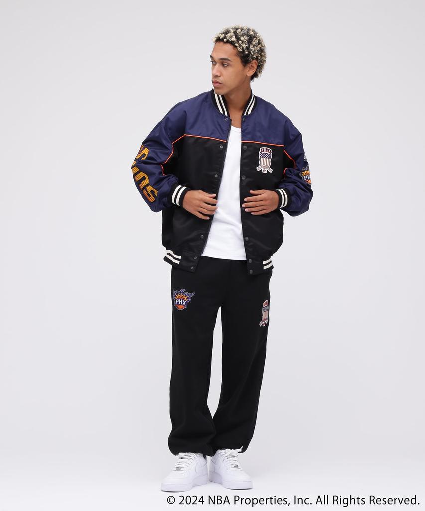 NBA NYLON JACKET M 120 Navy [Avirex] Men's 783-5152010