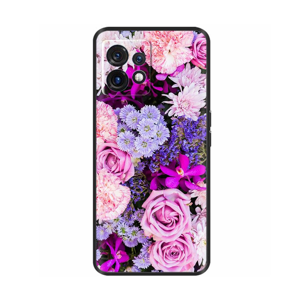 For Motorola Edge 40 Pro Phone Case Lovely Heart Soft Liquid Silicone Back Cover For Motorola Edge 40 Edge40 Neo Fundas Shells