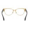 Versace Brand logo design metal cat eye optical glasses women's black 65979841 VE13181433-Black 53
