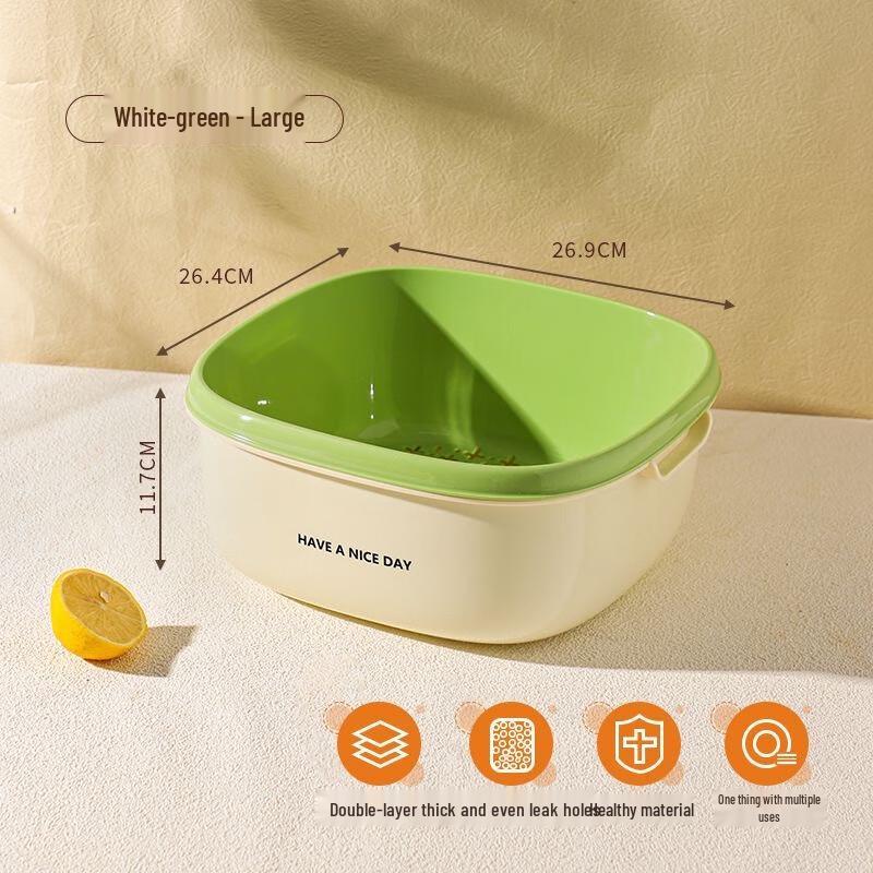 Multi-functional Kitchen Fruit & Vegetable Wash & Drain Tools