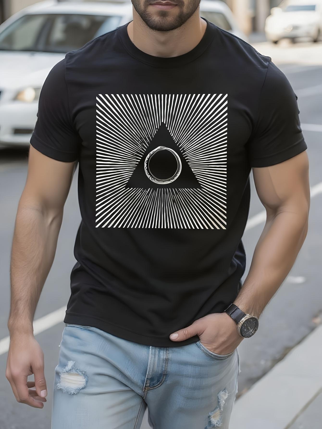 Psychedelic Occult Graphic Tshirt Graphic Tshirt - Black ... L