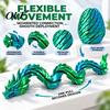Collectible Dragon Statue 3D Printed Articulated Fidget Toy, Twist Eggs, Slippery Flexible Figure Egg Desk Ornament for Home Office Stress Relief