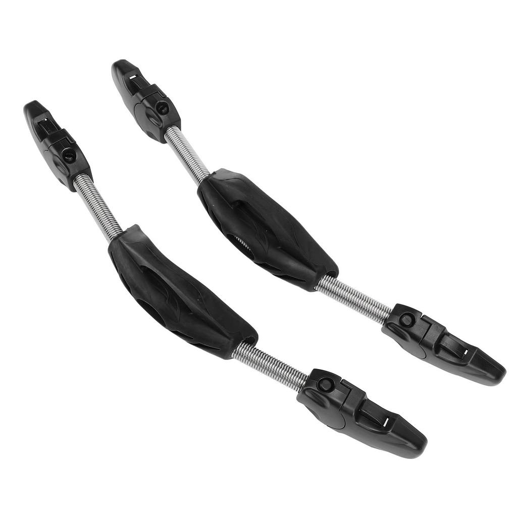2PCS Diving Spring Fin Strap Stainless Steel Diving Fin Heel Strap with Quick Release Buckles for Diving