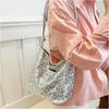 Sequin Handbag, Tote Bag for Women, Adjustable Shoulder Strap, Crossbody Bag for Wedding, Prom, Parties, Travel