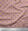 Soimoi Japan Crepe Satin Fabric Floral & Tree Print Fabric by the metre 42 Inch