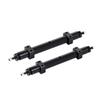 RC Metal Unpowered Rear Axle 120mm 140mm 167mm for 1/14 Tamiya Trailer 1/10 Car DIY Upgrade Parts