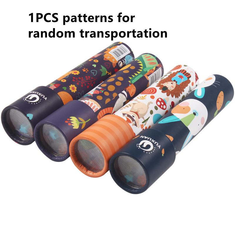 Вращающийся калейдоскоп Игрушка Калейдоскопы Вращение Регулируемый Причудливый Цветной Мир Интерактивный Логический Калейдоскоп для Детей