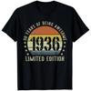 90th Birthday T Shirt, 1936 Limited Edition Cotton Tee