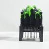12Pieces Professional Screwdriver Tool Kit with Multiple Bit Types Comfortable Grip and Plastic Case Ideal for Electronics Maintenance and Assembly