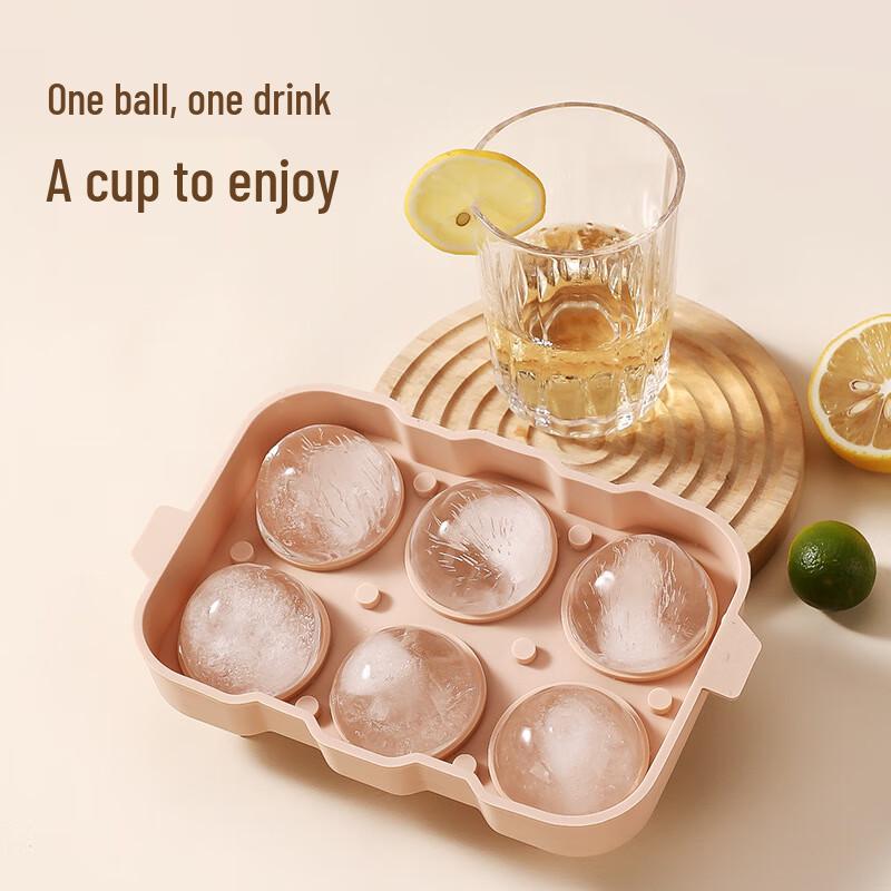 ZISIZ Silicone Large Sphere Ice Ball Mold