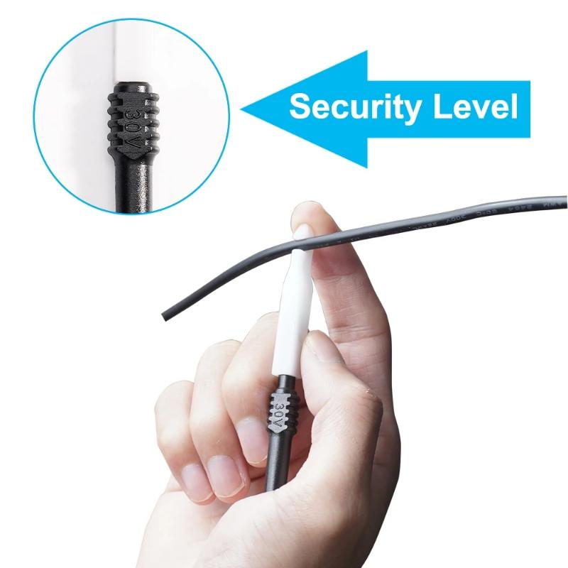 Car Multimeter Test Tip Probes with Cover Test Leads Extention Tester Pin Needle Tip 30V Insulation Wire Piercing Needles