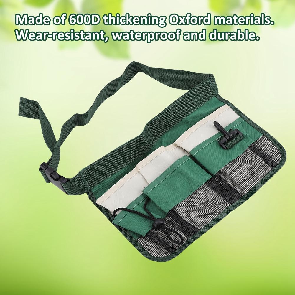 Сумка-мешок для инструментов электрика с несколькими карманами, поясная сумка с несколькими предложениями, утолщенный ремень (зеленый) зелёный