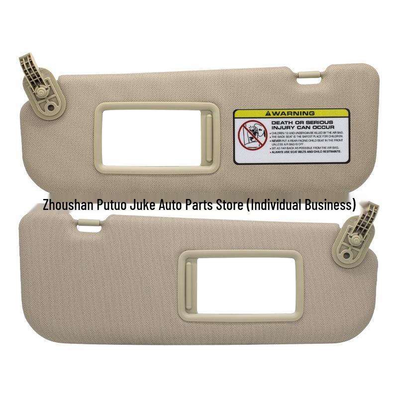 Beige Sun Visor Pair for 2011-2015 Hyundai Elantra 85210-3X000TX