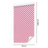 Checkerboard Wallpaper, Powder Pink and White, Clear Detail, 50x1000