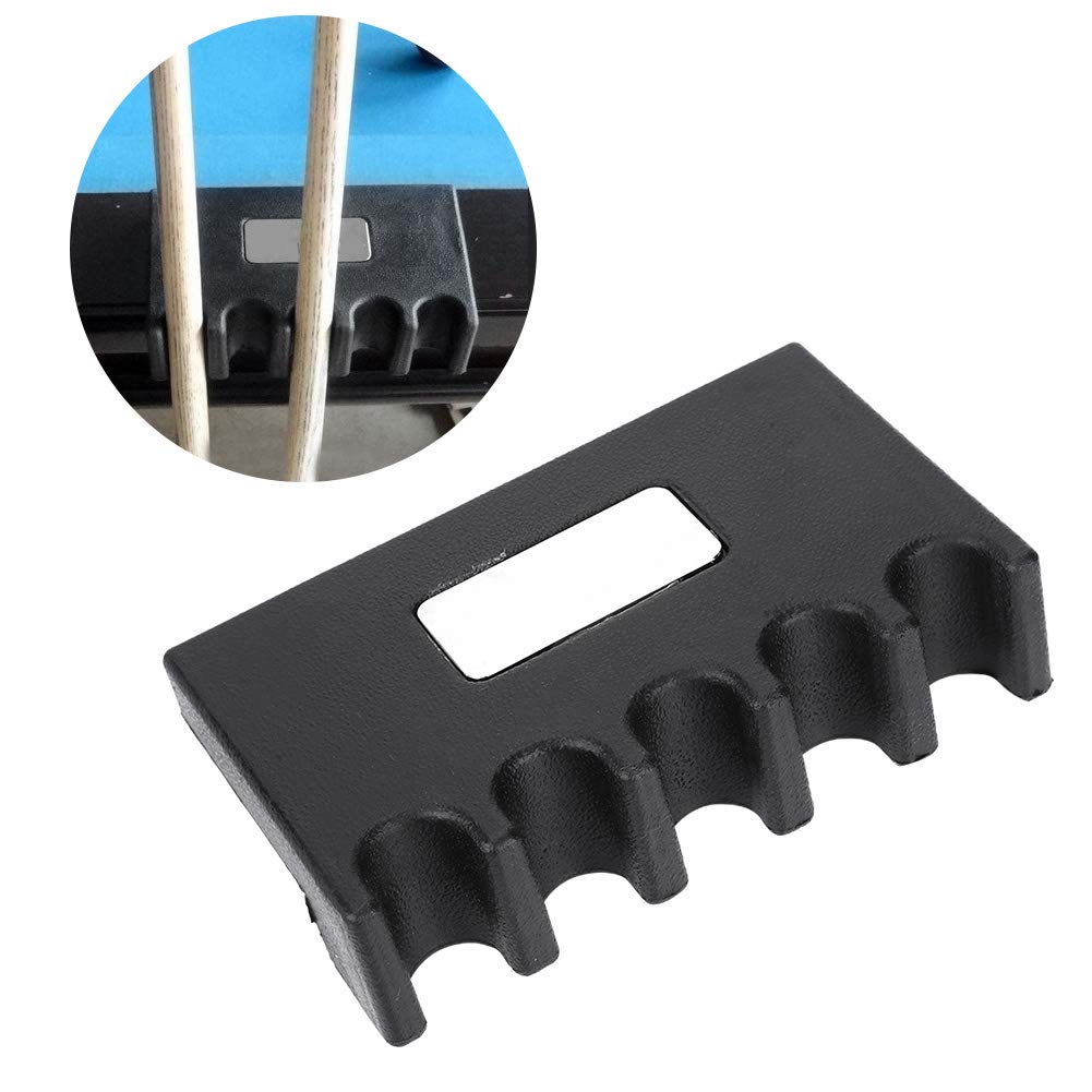 Ongwan Billiard Cue Hard Adhesive Cue Holder with PE Portable and Easy to Install and Black 5-Cue Rack, Bag, Durable, Use,