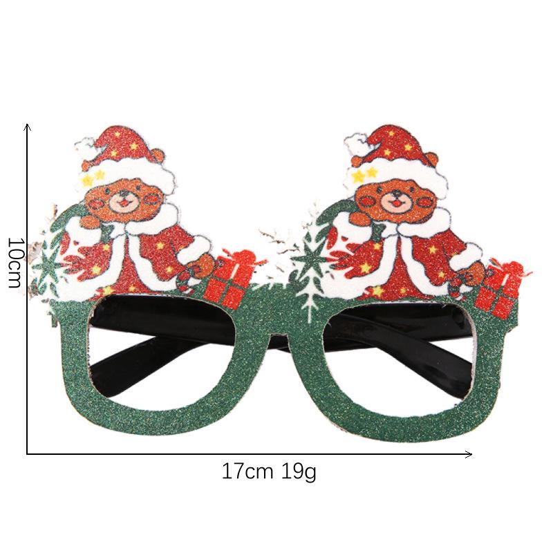 Festive Headband Eyeglass Frames: Christmas, Halloween, Valentine's Day & Party Glasses with Santa Claus Design