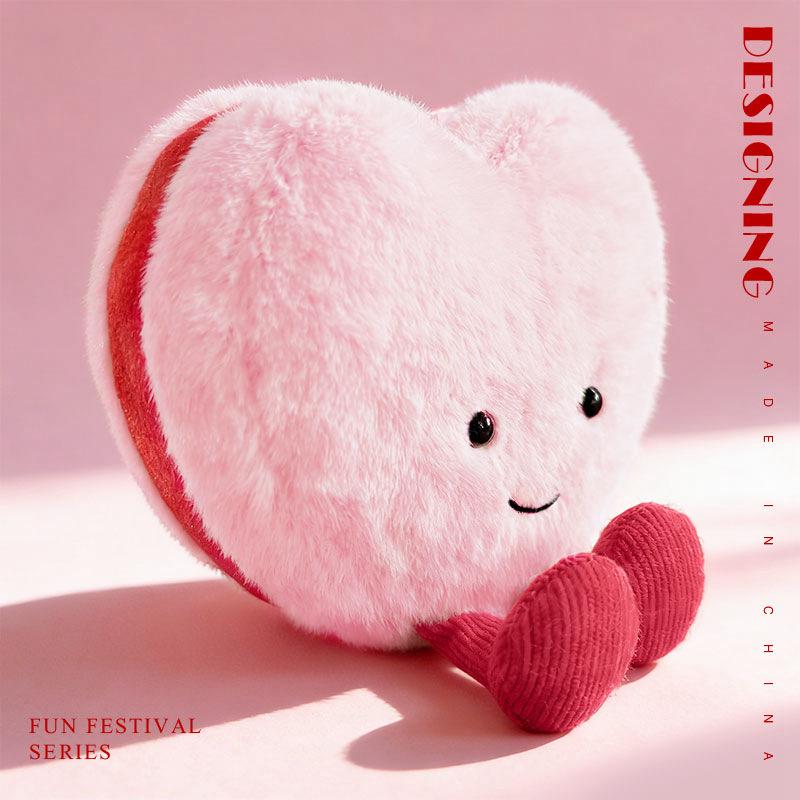 

Bitty Heart Plush Toy - Little Heart Doll for Couples, Valentine s Gift 10cm 0.05kg
